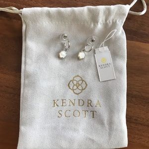 Kendra Scott silver earrings